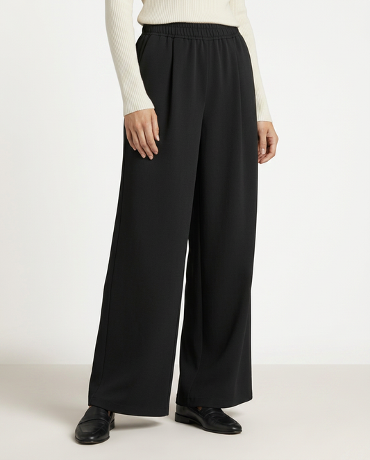 High Waist Wide Leg Trousers