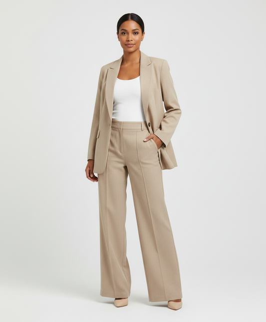 Tailored Two-Piece Blazer Set