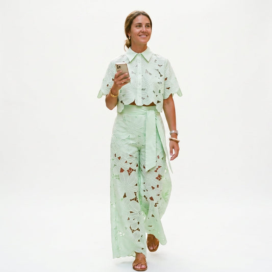 Boho Two-Piece Maxi Skirt Set