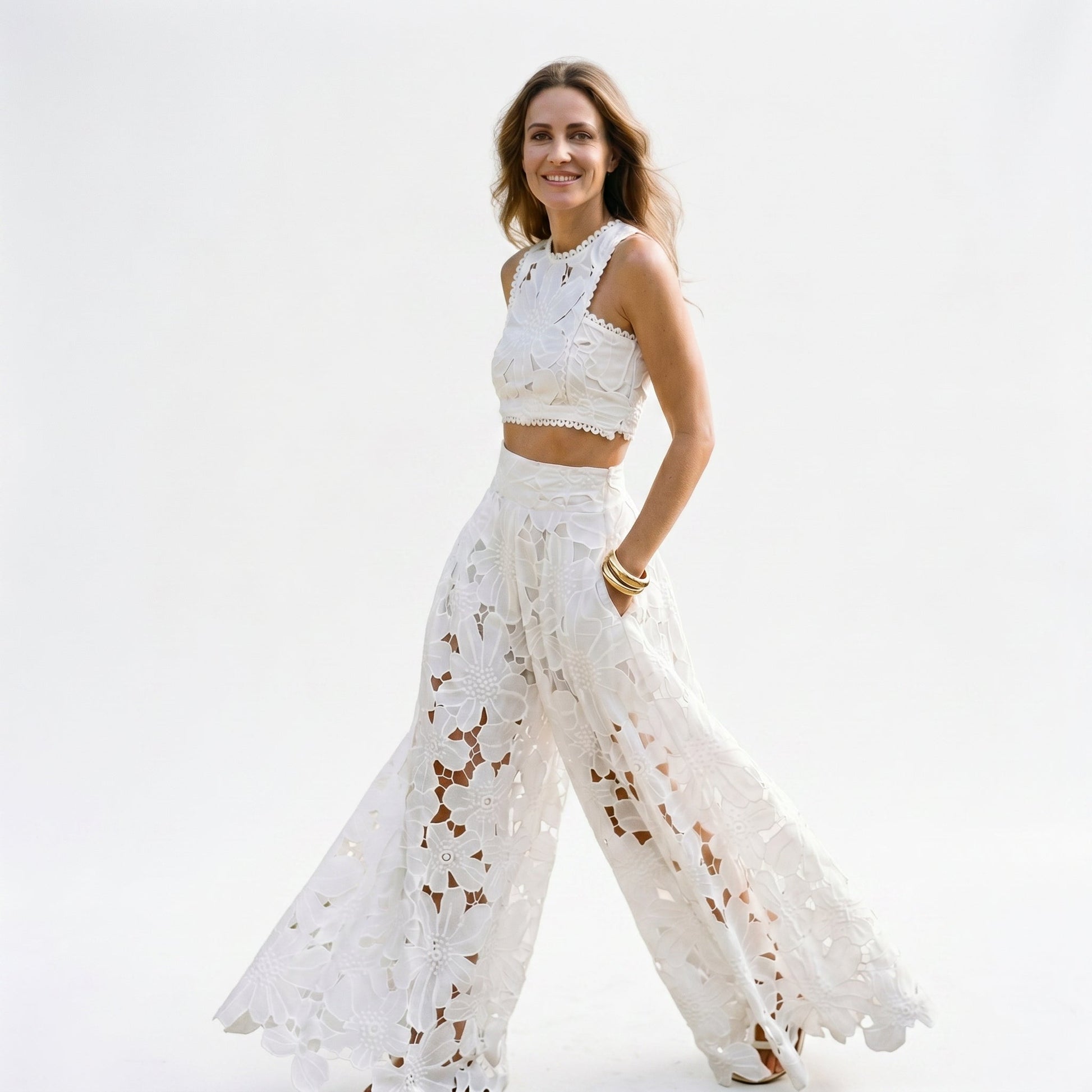 Boho Two-Piece Maxi Skirt Set