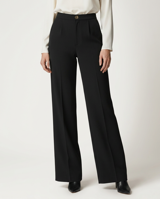 High Waist Palazzo Trousers