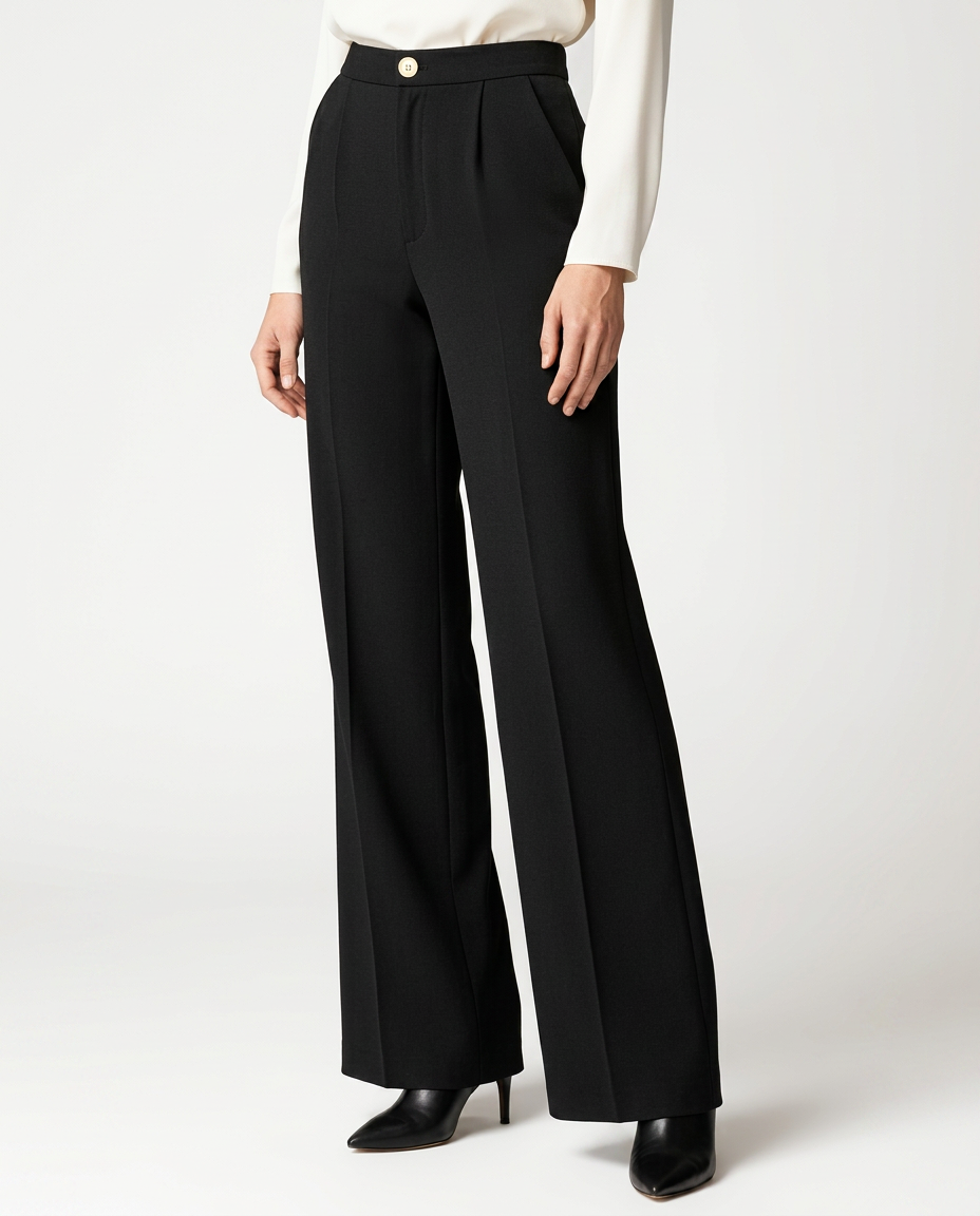 High Waist Palazzo Trousers