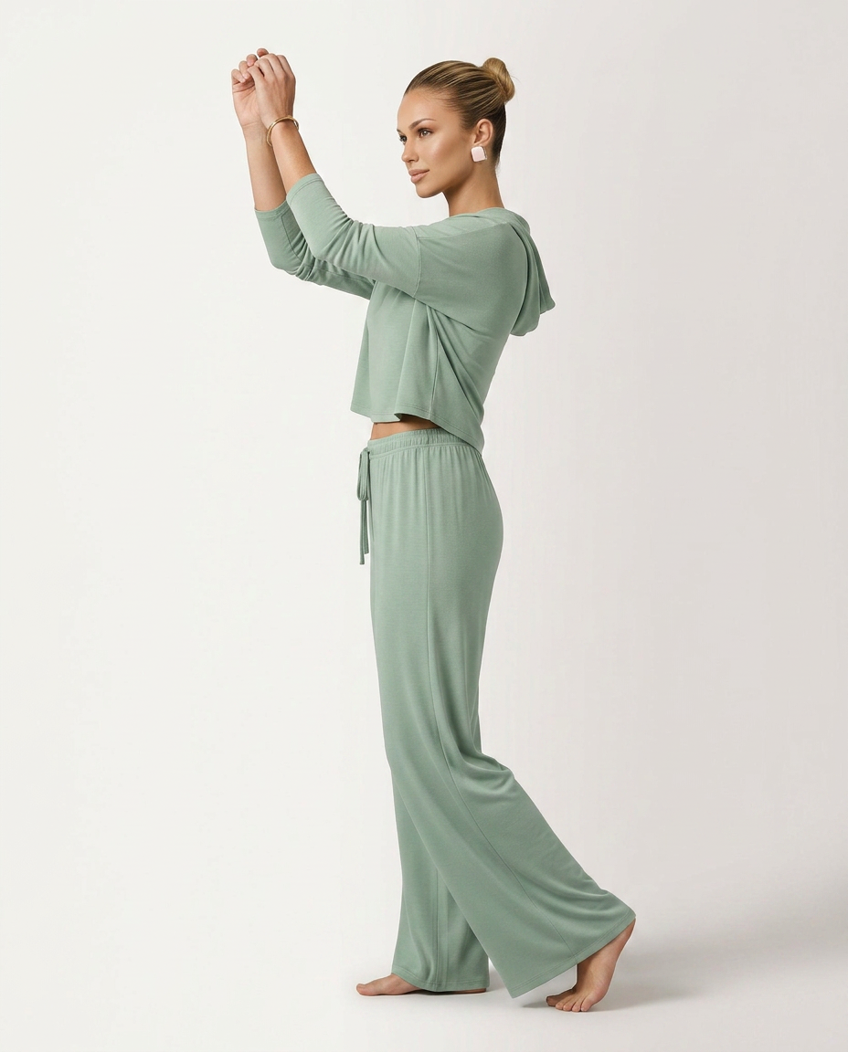 High-Waist Wide-Leg Trousers