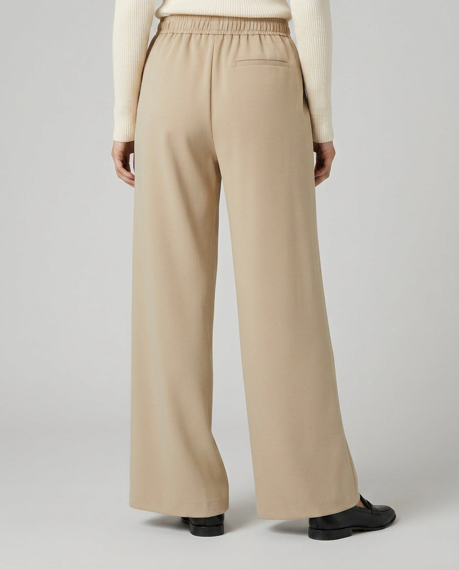 High Waist Wide Leg Trousers