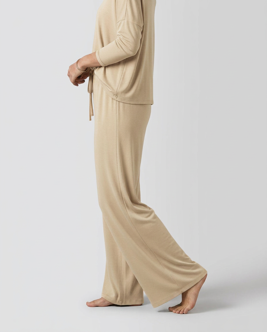 High-Waist Wide-Leg Trousers
