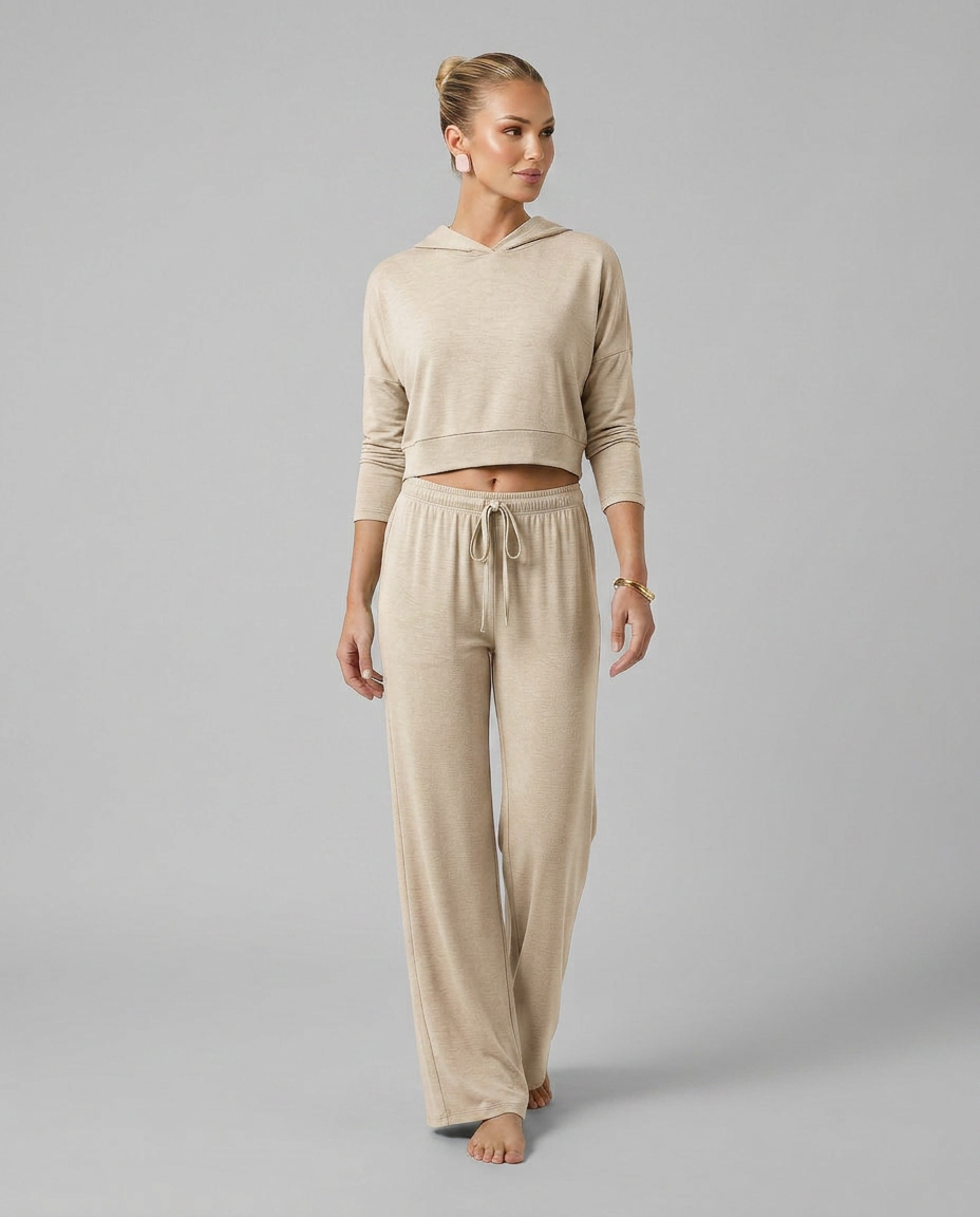 High-Waist Wide-Leg Trousers