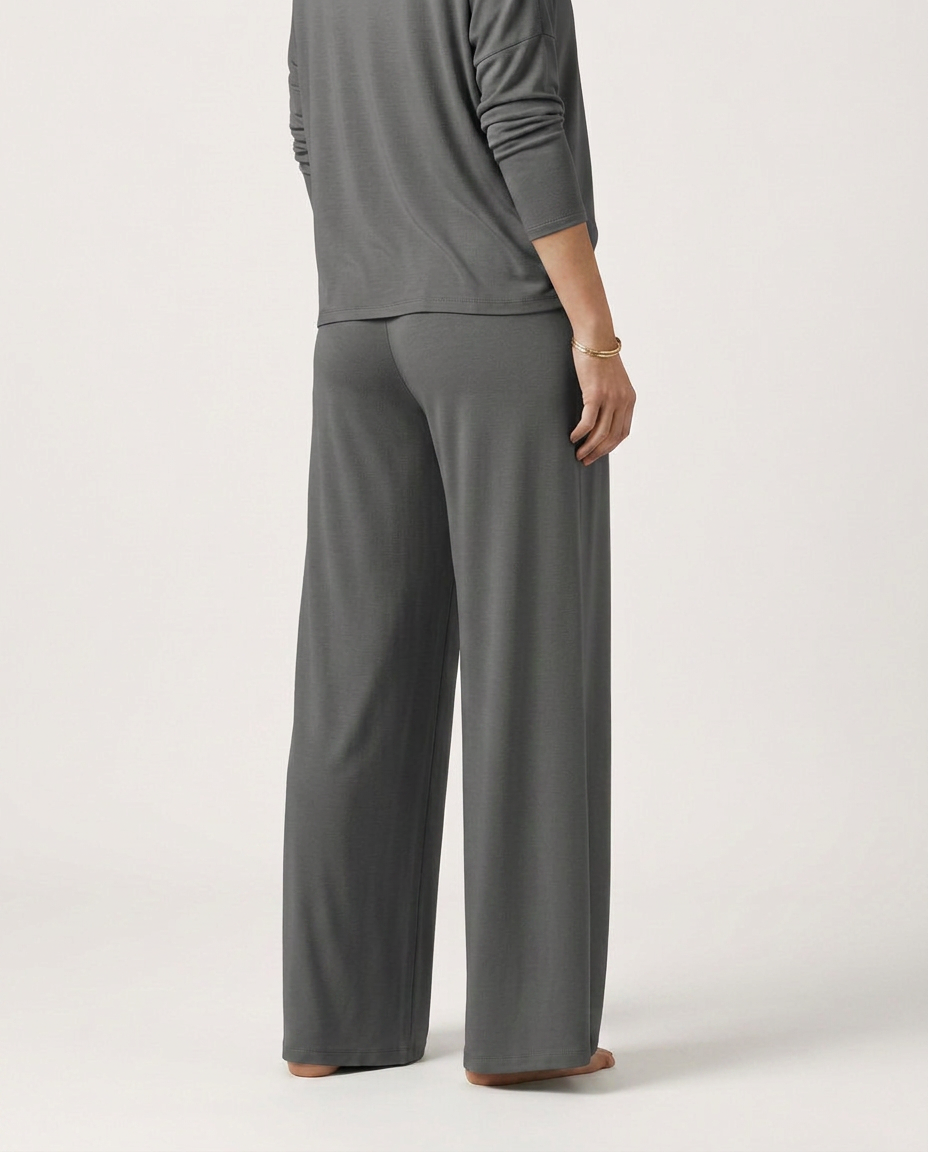 High-Waist Wide-Leg Trousers