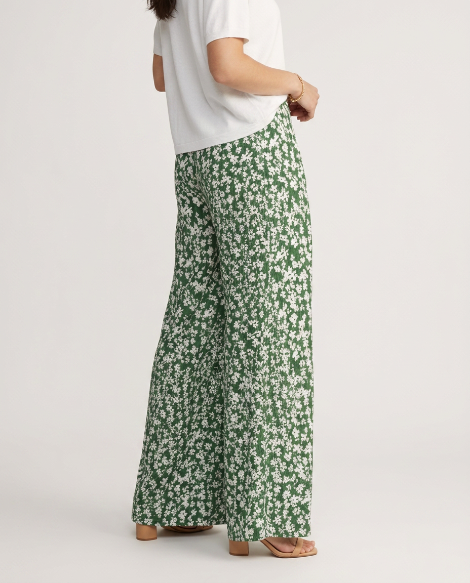 Palazzo Trousers With Floral Print