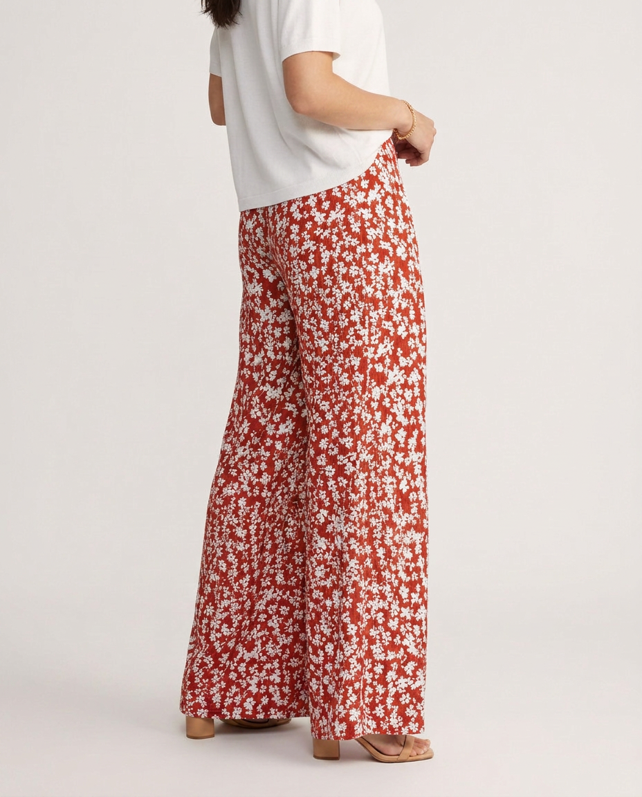 Palazzo Trousers With Floral Print