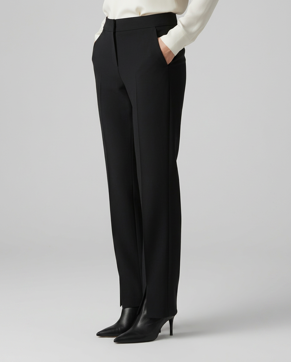 Palazzo Trousers With Side Slits