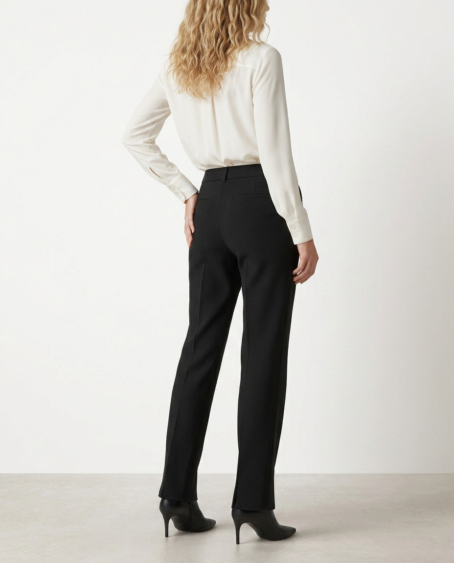 Palazzo Trousers With Side Slits