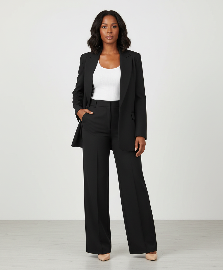 Tailored Two-Piece Blazer Set