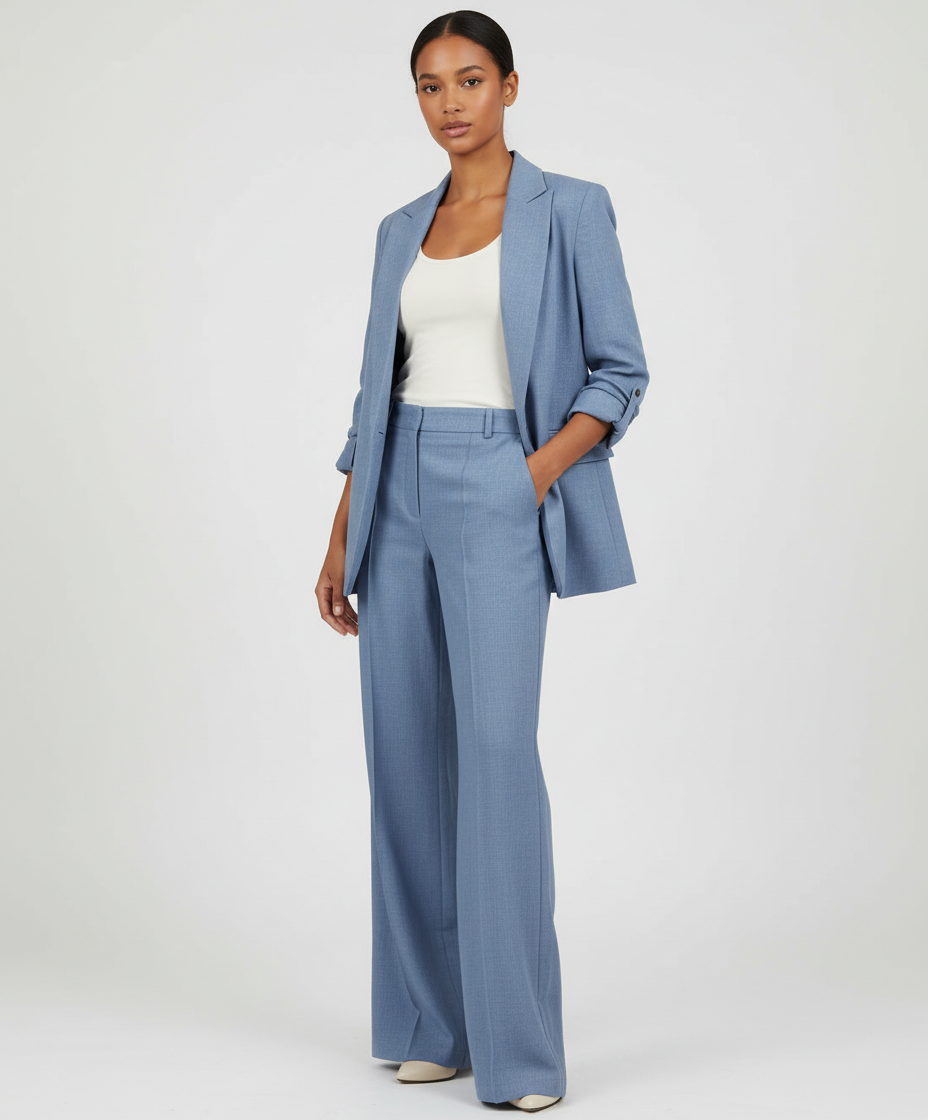 Tailored Two-Piece Blazer Set