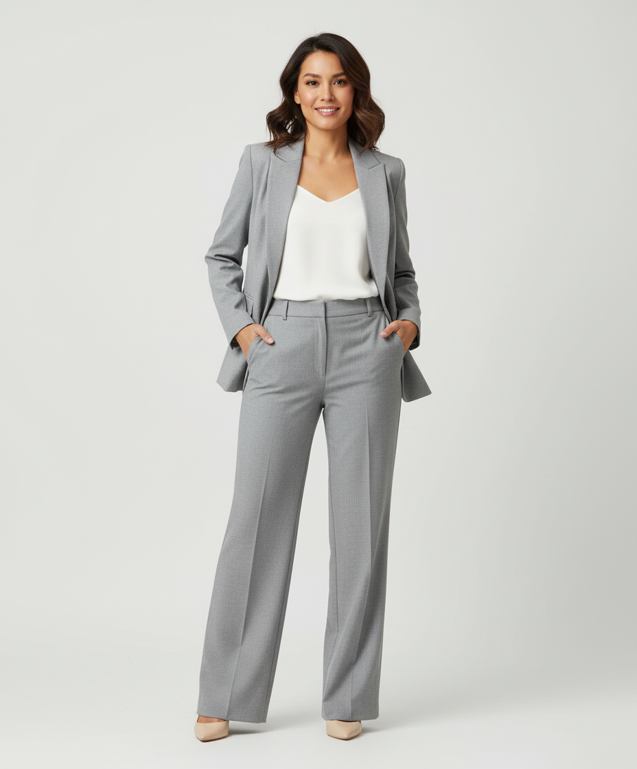 Tailored Two-Piece Blazer Set