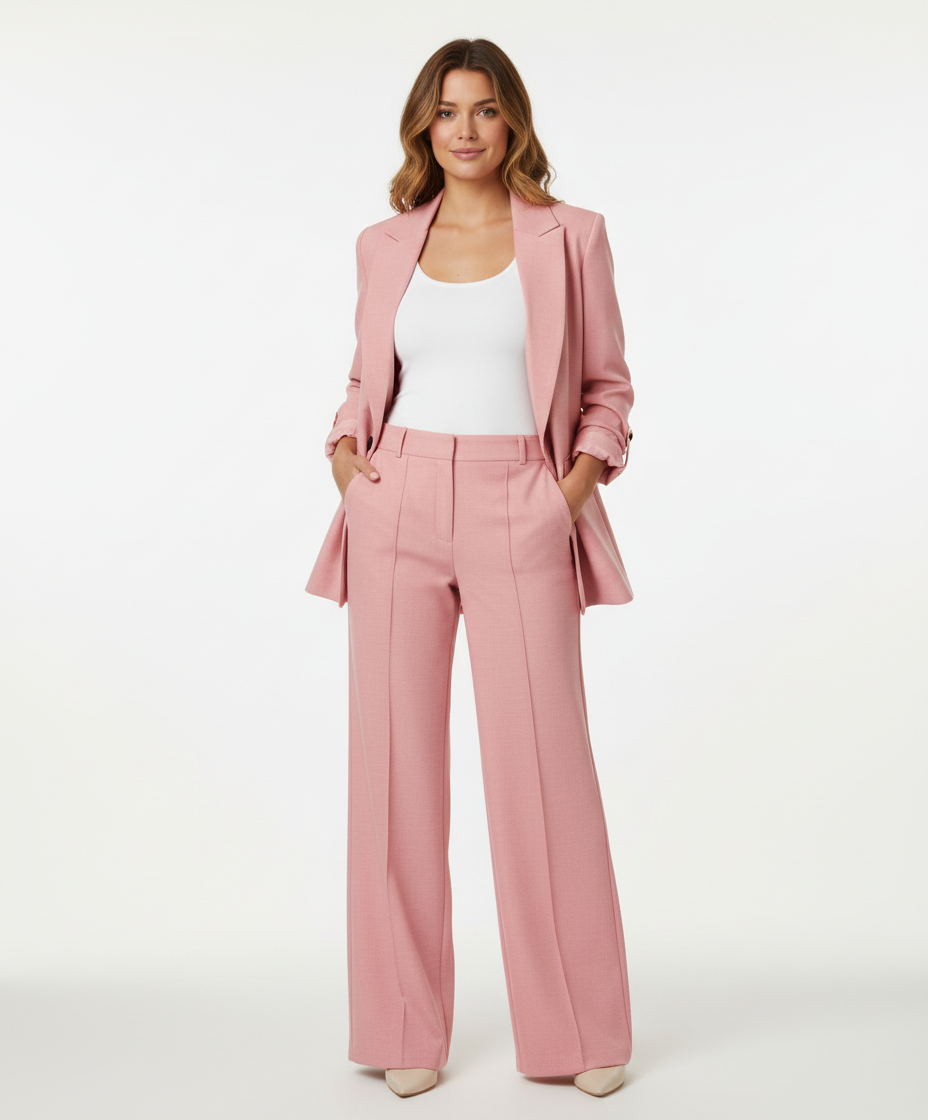 Tailored Two-Piece Blazer Set